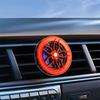 Wheel-shaped Car Air Freshener Auto Air Vent Fragrance Clip Rotatable Tire Fragrance Clips Decor Car Accessories Ornament