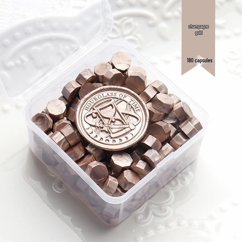 Metallic Wax Granules for Sealing Stamps: Ideal for Invitations, Envelopes & Letters.