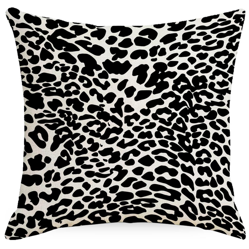 Leopard Spot Pillowcases Home Decoration Cushions Living Room Sofa Bedroom Headrest Nordic Style High-end Square Cushion Cover