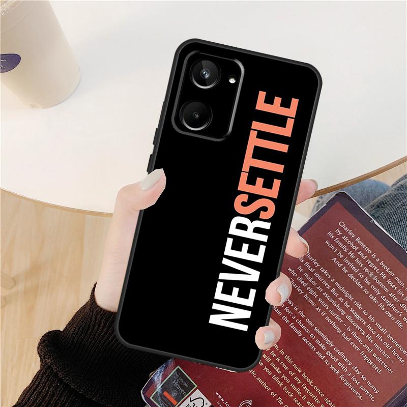 Motivational Gym Fitness Case For Realme GT 6 6T 5 GT7 Pro 10 11 12 13 14 Pro Plus C53 C51 C21Y C25S C55 C67 C61 C75
