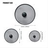 1PC Kitchen Tool Fine Mesh Splash Guard Cover Lid with Handle Splatter Screen Anti Grease Frying Pan Oil Splash Guard Gadget