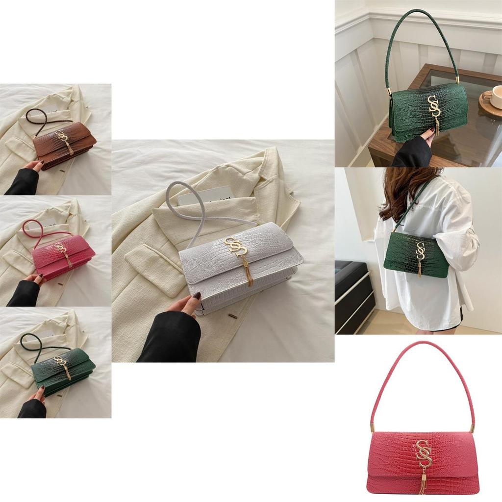 Chic Pu Leather Crossbody Bag For Women 2024 Vintage Style Fashion Shoulder Bag