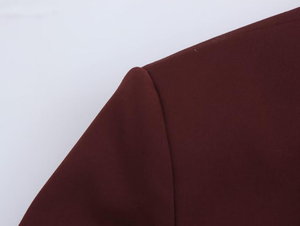 Spring 2025 Women's European & American Style Double-Breasted Loose Blazer Jacket