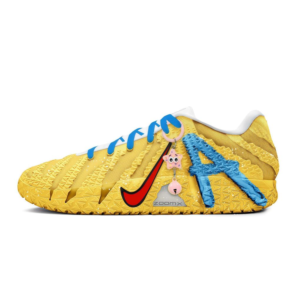 Nike Ja Morant 3 Pink Gelb Verschiedene Farben Abriebfest Niedrig geschnitten Basketballschuhe Unisex Gelb Pink HF2794-101(Team1565-)