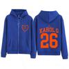 Karol G Tropicoqueta Tour Album Print Zip Up Hoodie Men Women Fashion Winter Long Sleeves Sweatshirts
