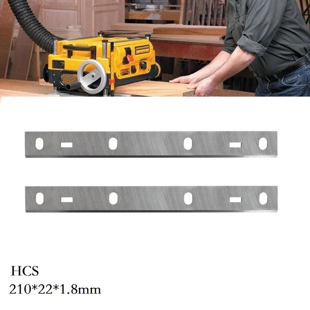Planer Blades 210*22*1.8mm HSS Wood Planer Cutting Tools 8in For Woodstar PT85