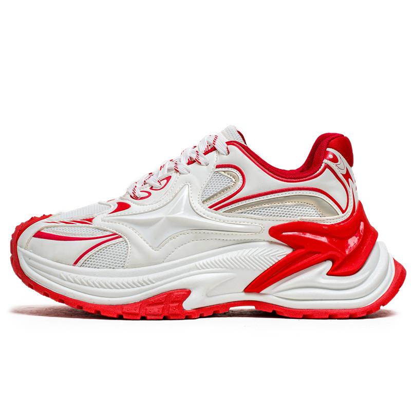 Men's thick-soled slow running shoes non-slip outdoor hiking men's shoes breathable retro casual sports trend dad shoes men