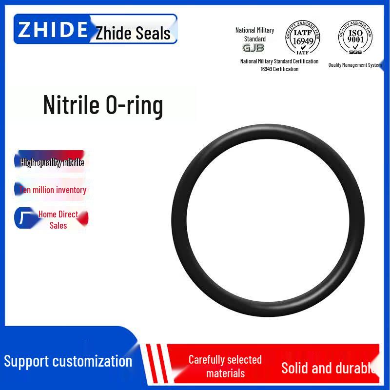 ZHIDE Nitrile O-Ring 10.5mm ID x 2mm Wire