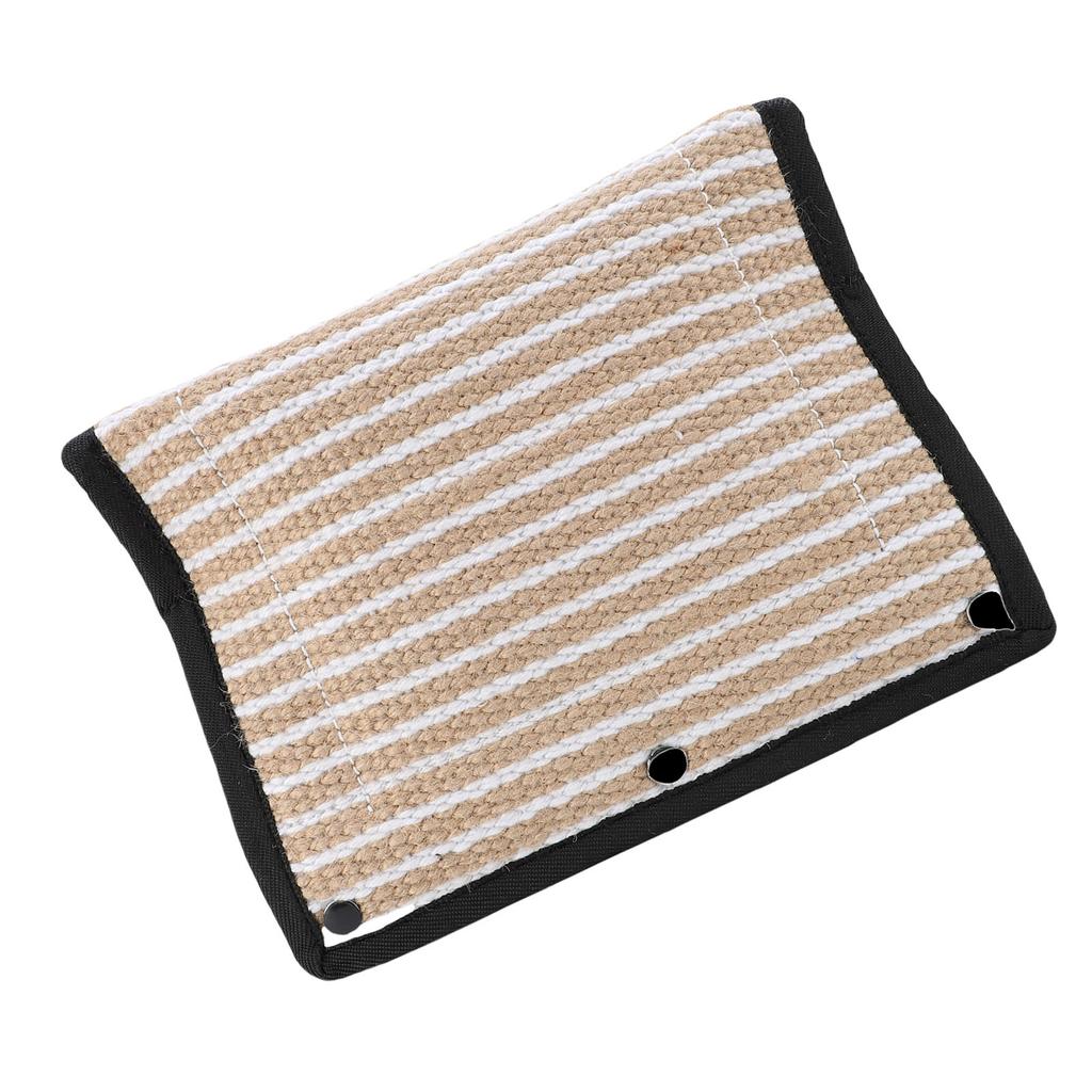 Dog Bite Wedge Jute Multifunctional Comfortable Handle Dog Training Safe Biting Pillow Tug Toy for Small Medium Large Dogs