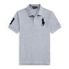 Camisa Polo Masculina com Bordado Big Pony Verão Manga Curta Camiseta Business