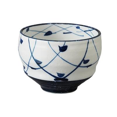 Ippuku x Blue Chidori Matcha Cafe Mino Laget i Japan Ale-net Skål, Tekopp, 10.2 7.4 cm, 350cc, Mønster, Skål, Skål, Vare,