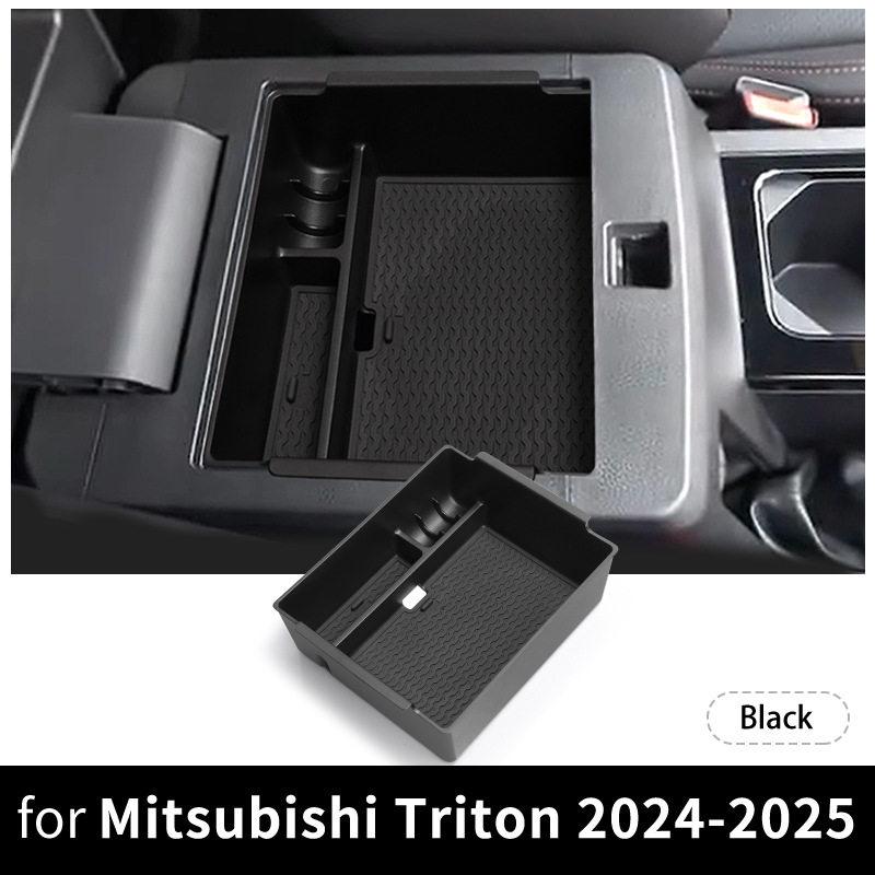 Center Console Armrest Storage Organizer Box For 2024-2025 New Mitsubishi L200 Triton Pickup