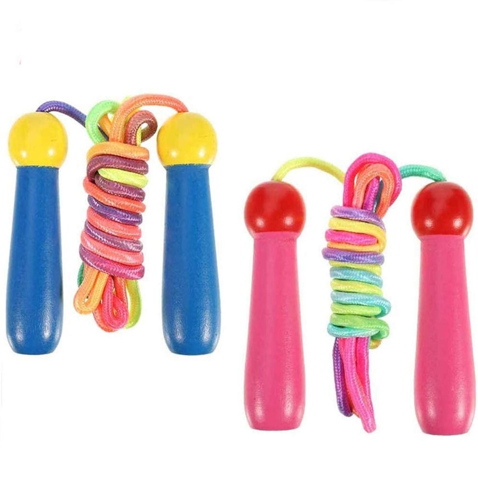 

2шт детская скакалка с деревянной ручкой и ко