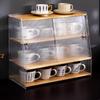 Modern Dustproof Kitchen Cup Storage Rack