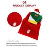 32*45cm Christmas Cotton Towel Set - Embroidered Holiday Kitchen & Bath Hand Towels with Festive Motifs