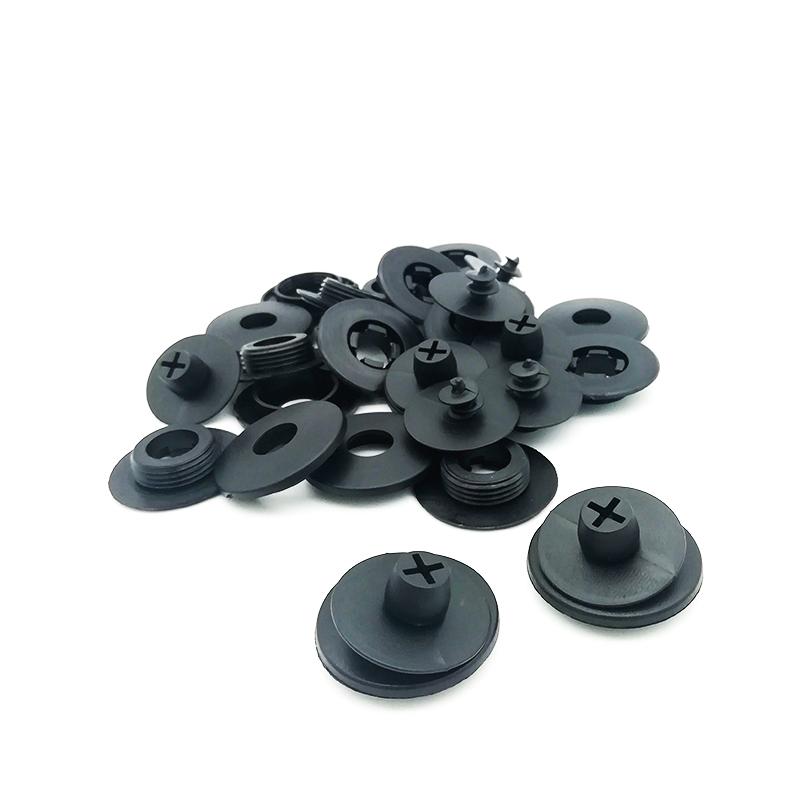 10 Pcs Durable Plastic Car SUV Truck Black Carpet Mat Fastener Anti Skid Clips