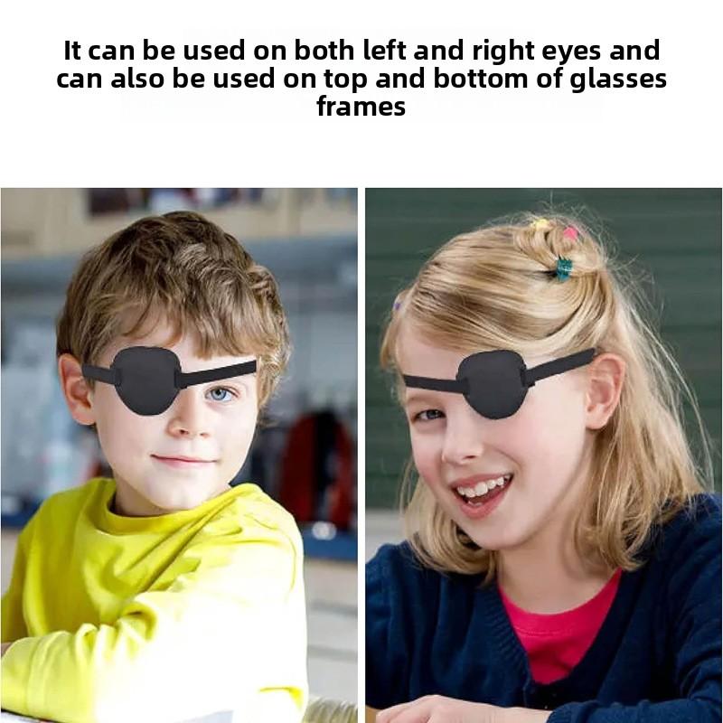 Oční maska Dospělí Děti Jednooký drak Spací oční maska 3D Trojrozměrná Plné krytí Korekce Strabismus Pirátská Stínící oční maska