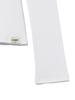 GLOWNY G Classic V-Neck Rib Long Sleeve (White)