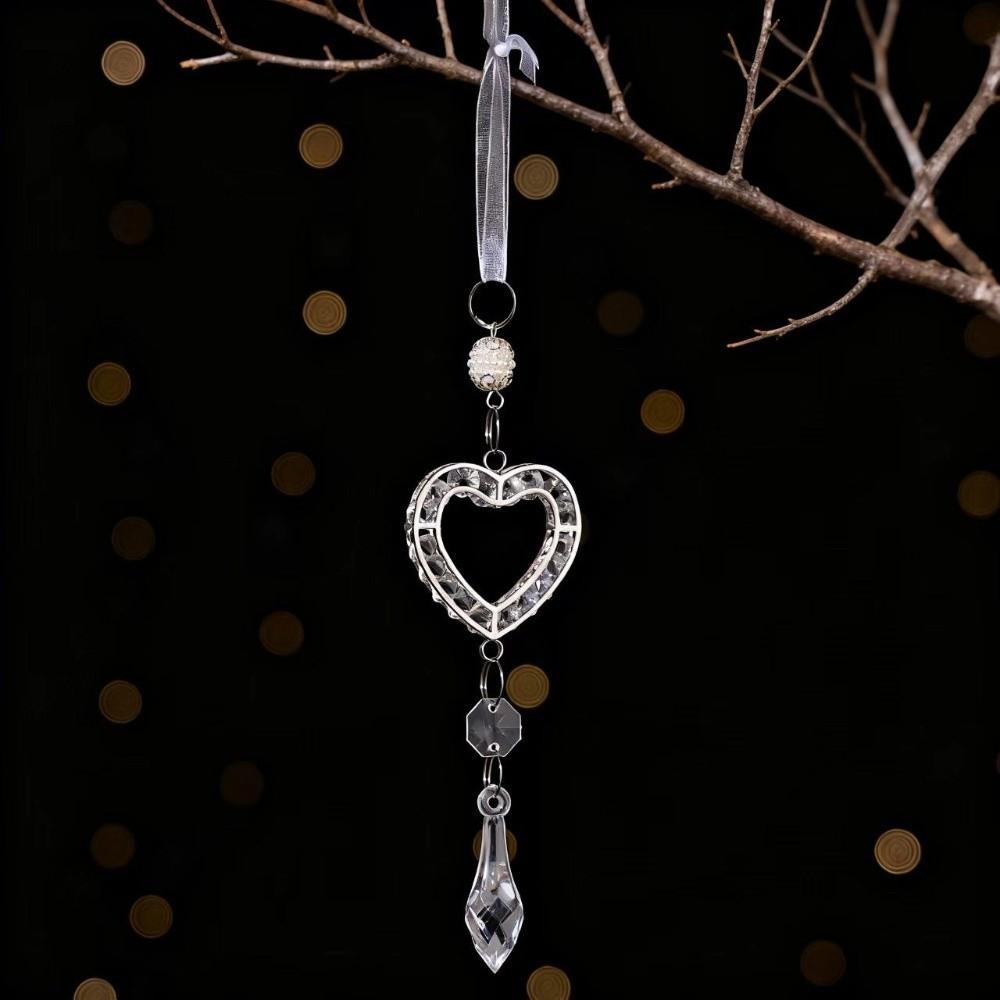 1pc Decorative Crystal Pendants Christmas Tree Ornaments Window Decoration
