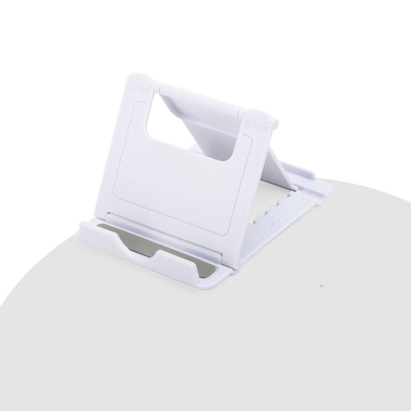 

Складная настольная подставка для телефона и планшета с пользовательским ЛОГОТИПОМ Bare белый