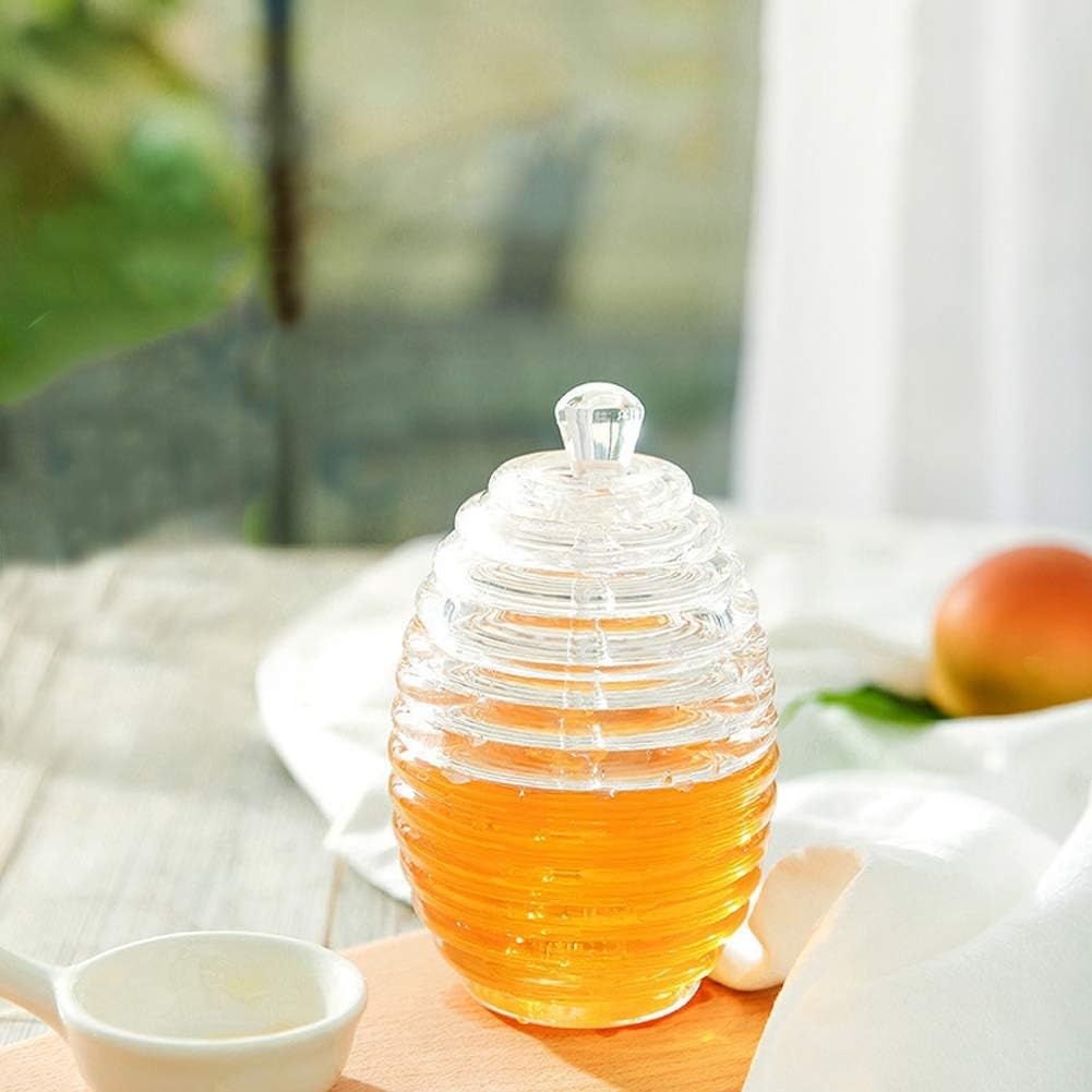 Honey Container Beehive Honey Pot Transparent Honey Jar Honey Jar, Honey Pot, for Home Kitchen