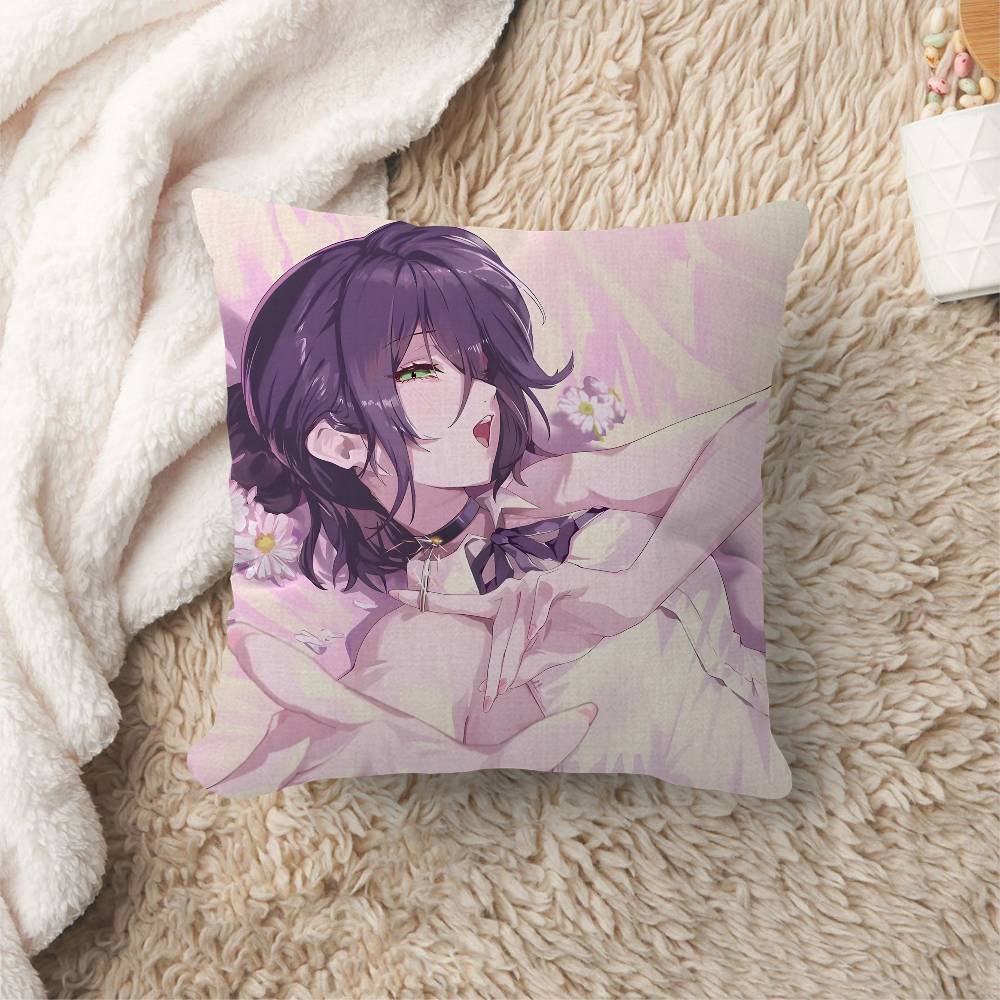 Anime CChainsaw MMan The Movie Reze Arc Pillow Gift Home Office Decoration Bedroom Sofa Car Cushion Cover Case X