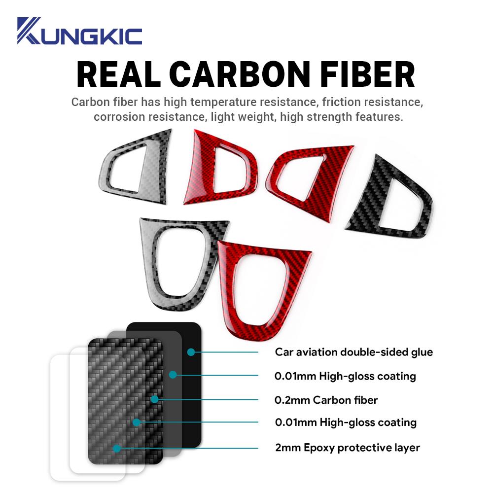 Real Soft Carbon Fiber Sticker For Renault Fluence Megane RS 2009 2010 2011 2012 2013 2014 2015 LHD RHD Car Steering Wheel Trim