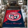 Stoke City FC Printed Crystal Velvet Rug Non‑Slip Crystal Velvet Carpet For Sofa Bedroom Indoor Home Decoration