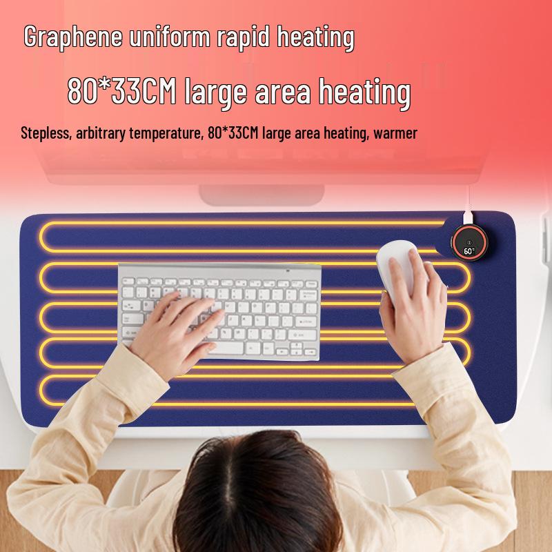 Extra Large Waterproof Heating Desk Pad for Office and Dormitory Use
