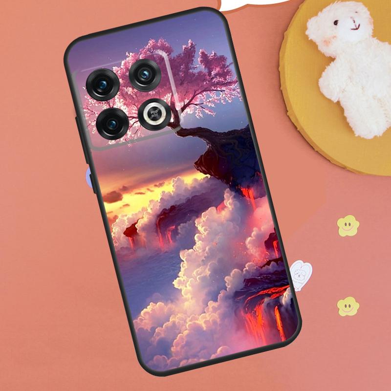 Anime Natura Landscape Case For OnePlus 13R 12R 10R 13T 15 13 12 11 10T 8T Nord CE 4 3 2 Lite N20 N30 Nord 5 Funda