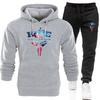 Kobe Bryant Memorial Hoodie Set Mens Black Mamba Streetwear Starry Sport Tracksuit Winter