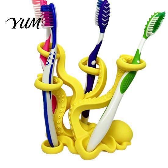 Novelty Desk Pen Cup Octopus Toothbrush Holder, Durable PLA Organizer, Creative Organizer Stand, Versatile Desktop Multi-functional Storage