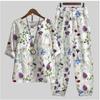 Summer Loose O-Neck Top Wide Leg Pants Two Piece New Elegant Pullover Pants Summer Suit Women Harajuku Style Suit