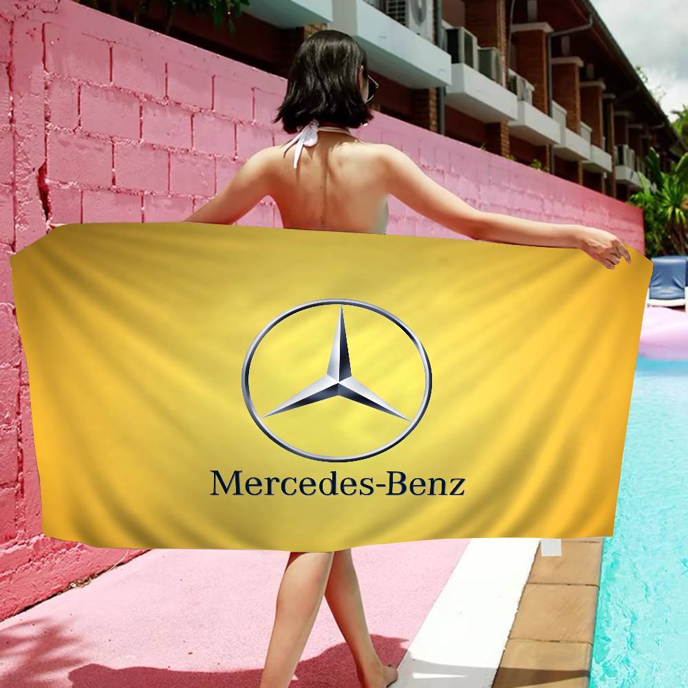 M-Mercedes-B-benz Big Microfiber Beach Towels Quick Dry Towel Sand Beach Towels Pool Towel for Travel Swim Pool Yoga PI8