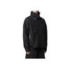 Adidas Originals Trefoil Solid Logo Print Zip-Up Collar Sports Jacket Men Jacket Black H16254
