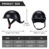 Special Crocodile Leather Breathable Men's Motorcycle Helmet Vintage Style Half Helmet Women's Abs Material Motorcycle
