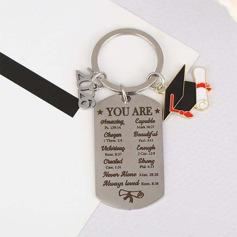 2026 Graduation Cap KeyChain Graduation Gifts Keychain Graduation Cap Charms Souvenirs For College And High School Students