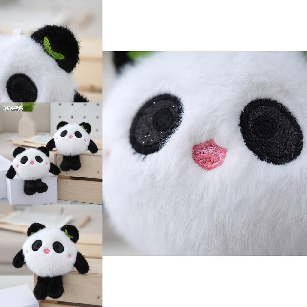 Cute Panda Plush Doll Keychain Adorable Soft Toy Accessory For Bags And Keys