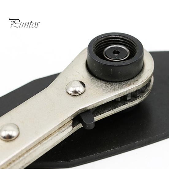 Universal Disc Brake Caliper Compression Tool 360-Degree Ratcheting Easy To Use Caliper Piston Compressor Tool with Hooks Set