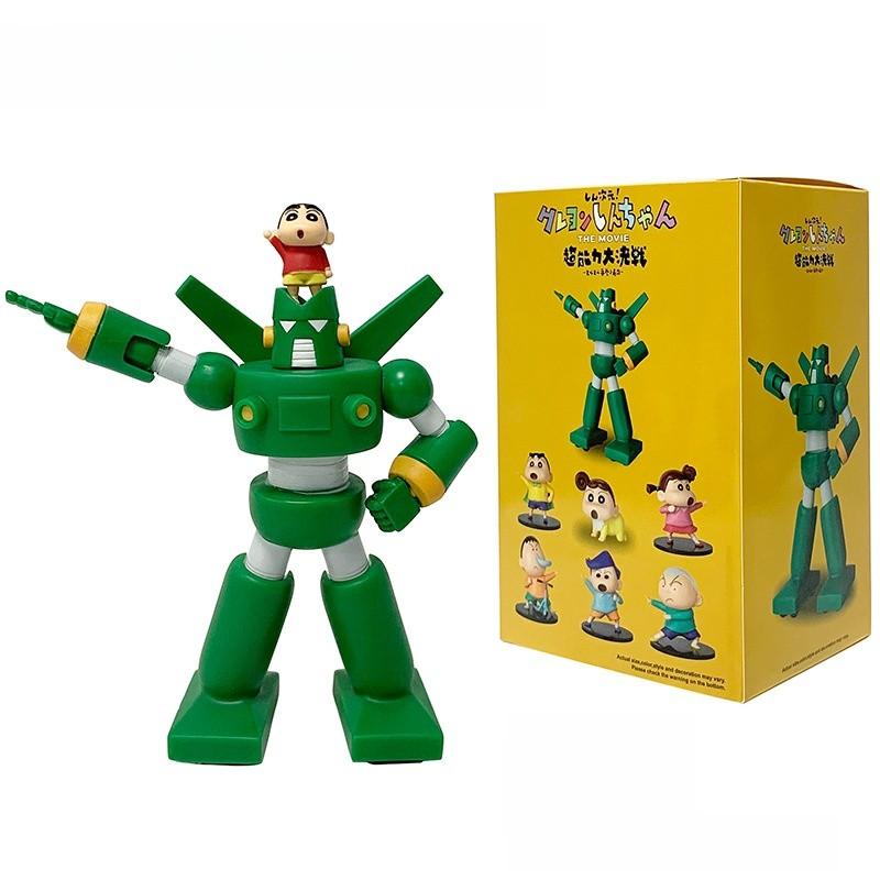 Crayon Shinchan Pvc Action Figures Set With Collectible Characters For Fans And Collectors