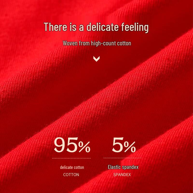 Langsha Men's Lucky Exam Cotton Boxer Briefs