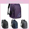 Fashion Letter Print Oxford Backpack Breathable Laptop Compartment Bag Students