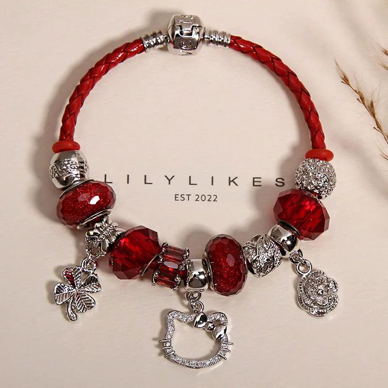 Elegant Women's Bracelet – Luxury Retro Beaded Design with Panjia Style for a High-End, Exquisite Feel.