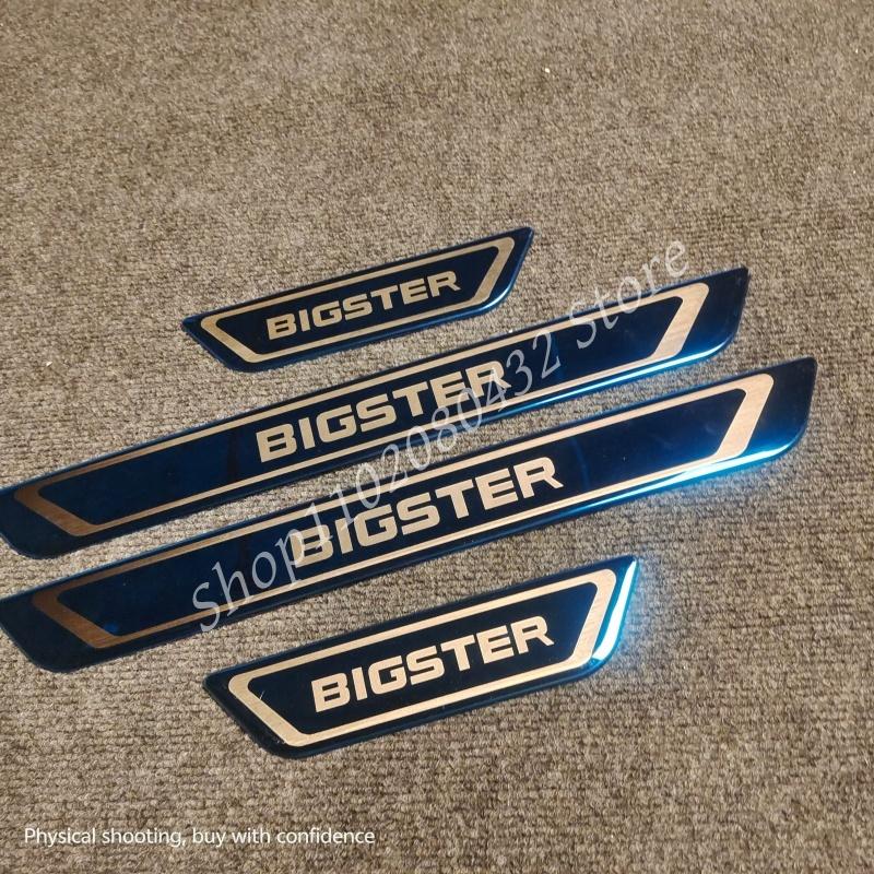

FOR DACIA BIGSTER Door Sill Guard Stainless Scuff Plate Door Sills Pedal Protector Car cover Car Accessories синий