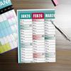 Annual Planner Calendar Planner Sheet 2026 Yearly Planner Sheet Wall Hanging Calendar  Home Office