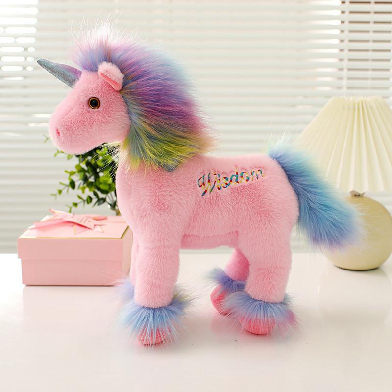 Rainbow Unicorn Plush Toy Cute Doll Gift For Kids And Teens