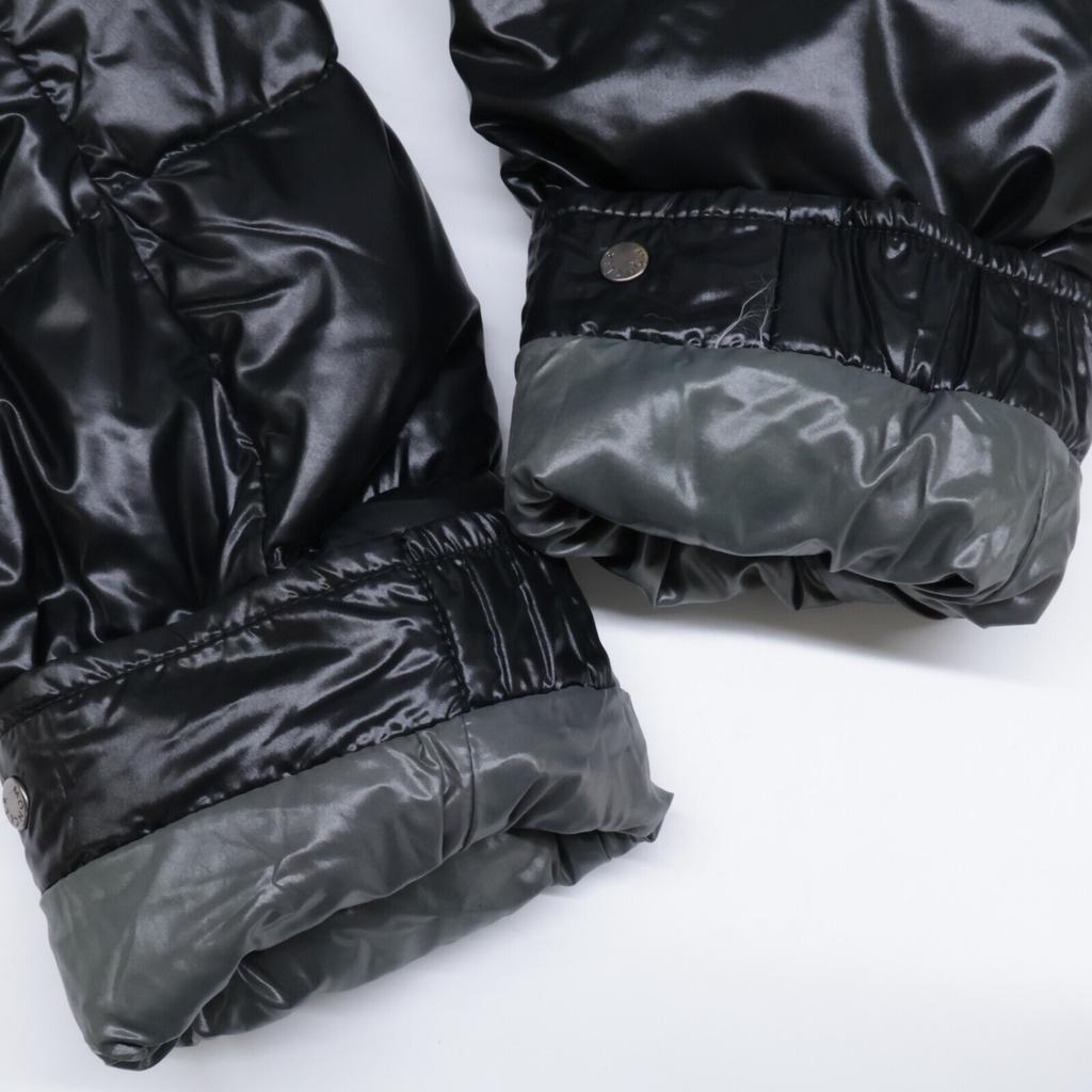 Moncler MAYA Pánska prešívaná bunda s kapucňou 1 čiernaPoužitá
