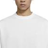 Nike Solo Swoosh Solid Color Round Neck Short Sleeve White Men's DA0321-121