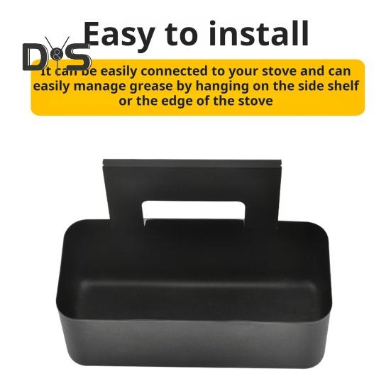Záchytná miska na grilovací tuk pro Blackstone Premium Steel Odkapávací miska pro 17 22 28 36palcové grilovací pánve Snadno se čistí Instaluje Odolná proti rzi BBQ miska na tuk