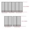 Quick Setup Magnetized Door Curtain, AntiInsect Meshes, for Home and Office, Size 210cm